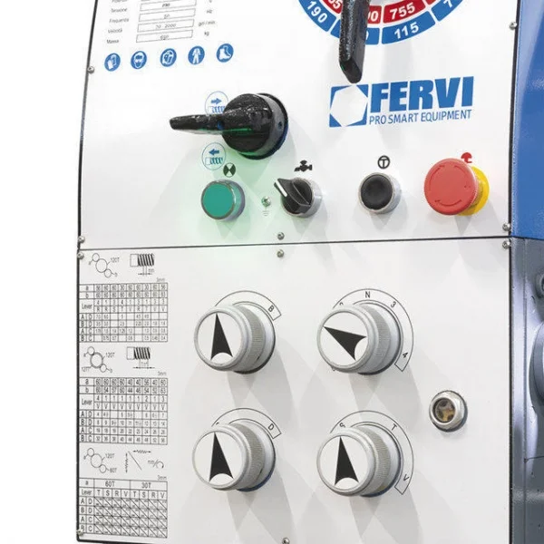 Fervi t998/230v tornio parallelo 230 v con passo barra 51 mm - dettaglio 3