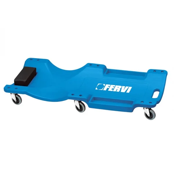 Fervi 0645/cp carrello sottoauto a 6 ruote in plastica - dettaglio 1