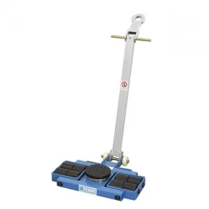Fervi 0654/09l carrello da trasporto con occhiello per traino 9 ton - dettaglio 1
