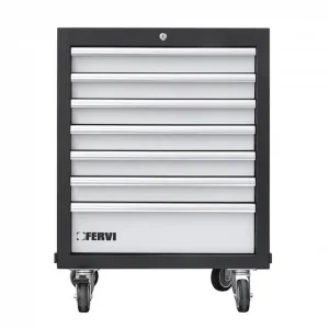 Fervi a007/16 cassettiera a carrello con 7 cassetti - dettaglio 1