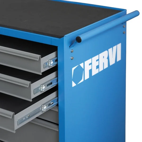 Fervi C900/B Cassettiera a carrello con 6 cassetti - C900/B