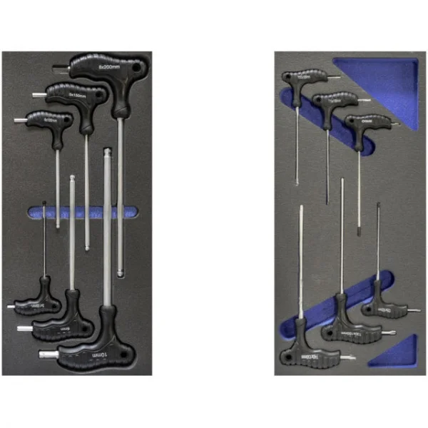 Fervi C900/CC01 Cassettiera antiribaltamento 6 cassetti con utensili 113 Pz. - C900/CC01