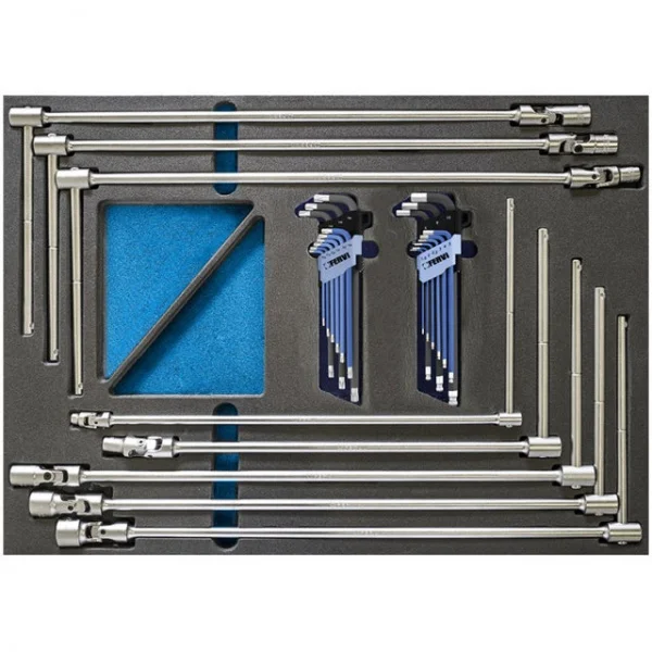 Fervi c960/cc01 cassettiera carrellata 7 cassetti con utensili 159 pz. - dettaglio 4