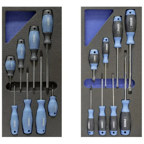 Fervi c960/cc01 cassettiera carrellata 7 cassetti con utensili 159 pz. - dettaglio 5