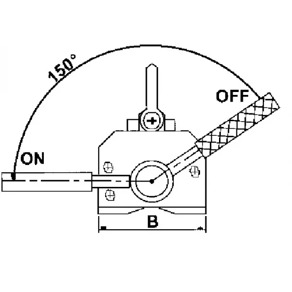 Fervi S0600 Sollevatore magnetico 600 kg - S0600