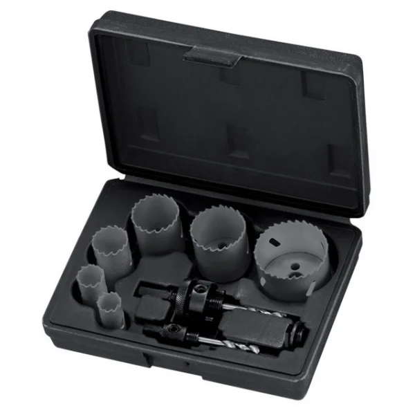 Fervi 0278/008s set di seghe a tazza in valigetta 9 pz. - dettaglio 1