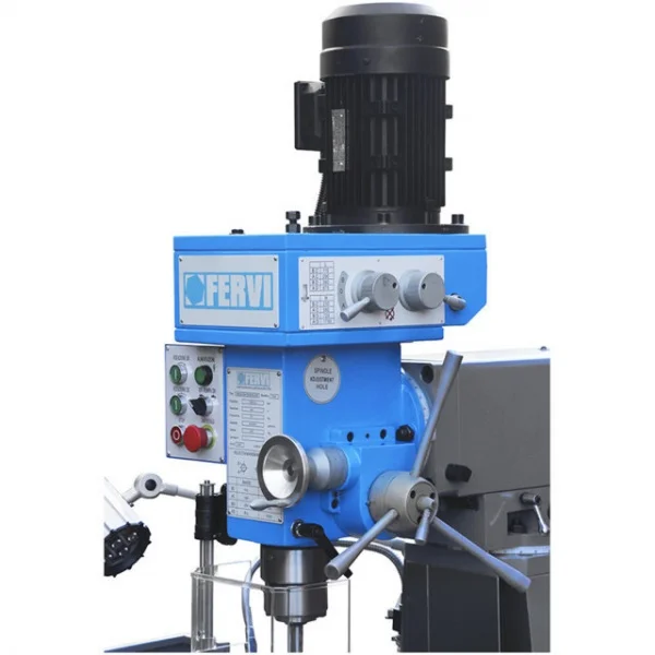 Fervi f050 fresatrice verticale a testa veloce - dettaglio 2