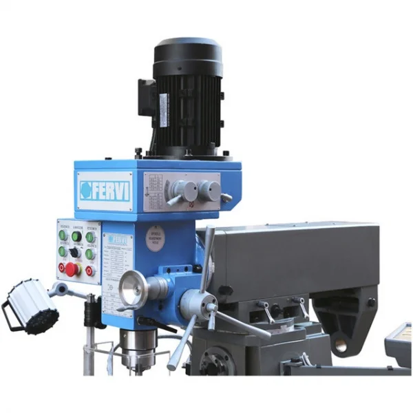 Fervi f050u fresatrice verticale a testa veloce con cambio - dettaglio 2
