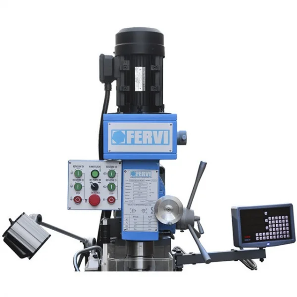 Fervi f050u fresatrice verticale a testa veloce con cambio - dettaglio 3