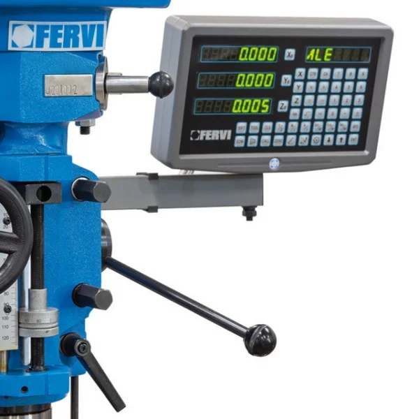 Fervi f060i fresatrice verticale a testa veloce con inverter - dettaglio 3