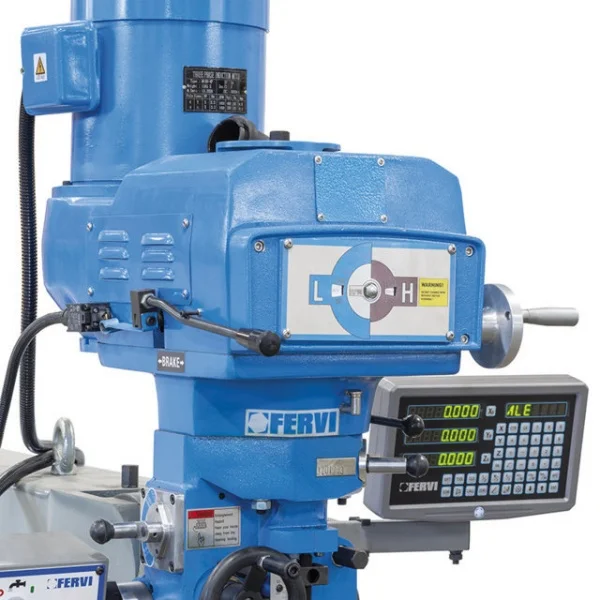 Fervi f060v fresatrice verticale a testa veloce con variatore meccanico - dettaglio 3