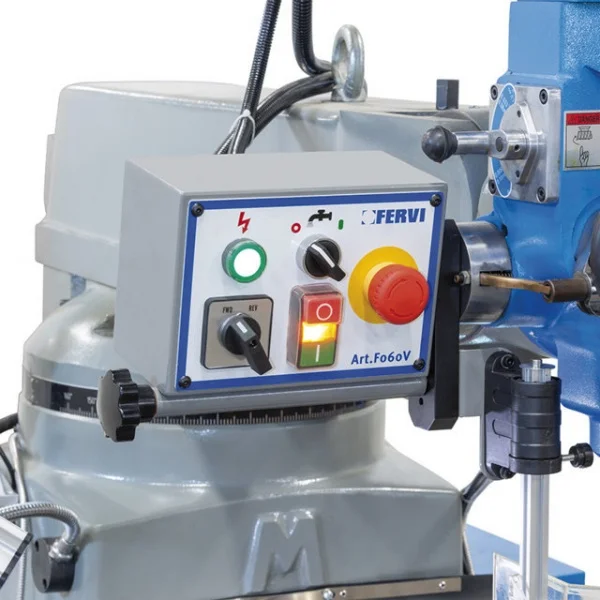Fervi f060v fresatrice verticale a testa veloce con variatore meccanico - dettaglio 4
