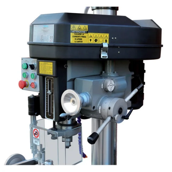 Fervi t052/400vda trapano fresa a colonna 400 v con discesa automatica - dettaglio 2