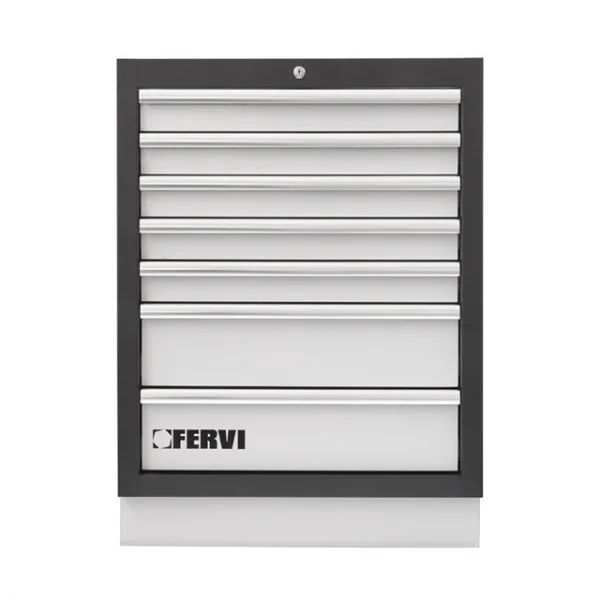 Fervi a007/17 cassettiera fissa con 7 cassetti - dettaglio 1