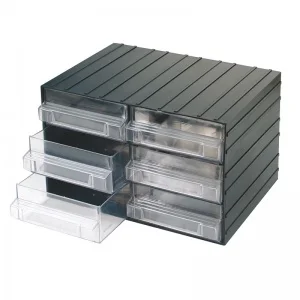 Fervi c080/6 cassettiera con 6 cassetti trasparenti estraibili - dettaglio 1