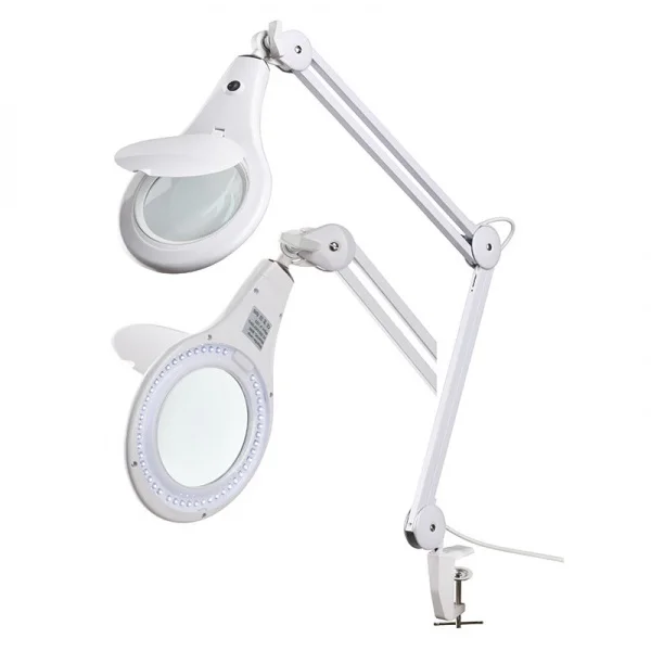 Fervi 0366 lampada a led con lente e morsetto 70 mm - dettaglio 1
