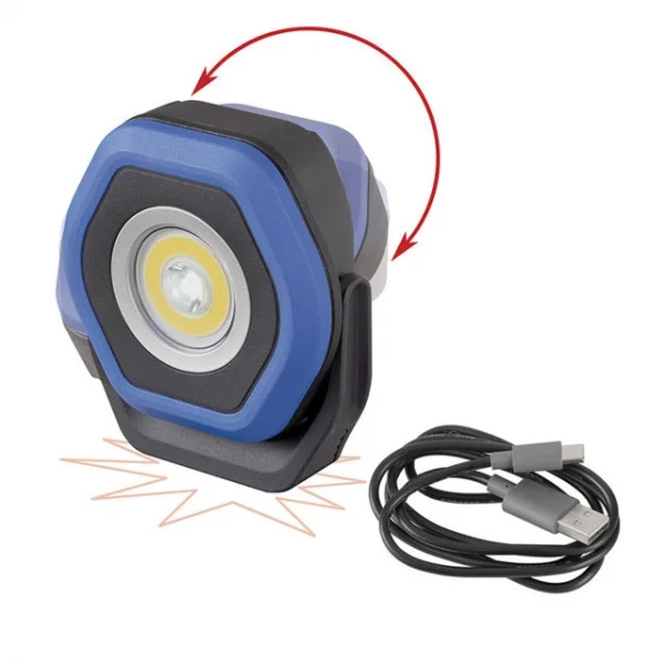 Fervi 0900 lampada con base magnetica led 1400 lm - dettaglio 2