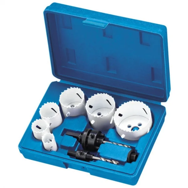 Fervi 0712/002 assortimento seghe a tazza 9 pz. 0712/002 - dettaglio 1