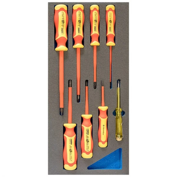 Fervi tm01/026 termoformato morbido con utensili isolati 8 pz. tm01/026 - dettaglio 1