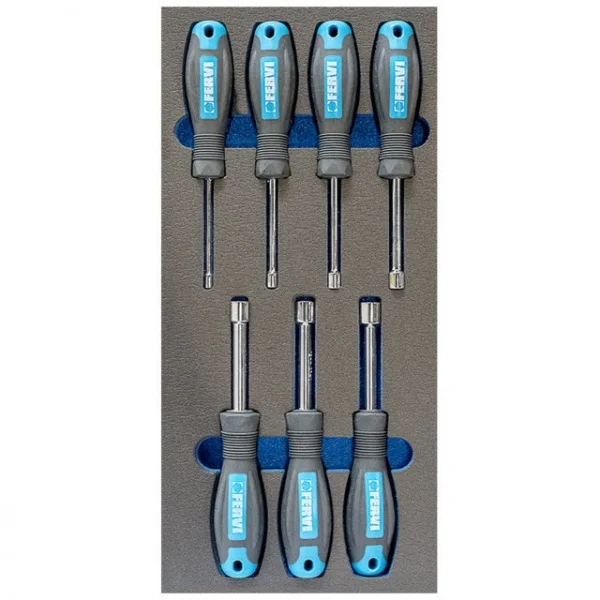 Fervi tm01/027 termoformato morbido con assortimento 7 pz. tm01/027 - dettaglio 1