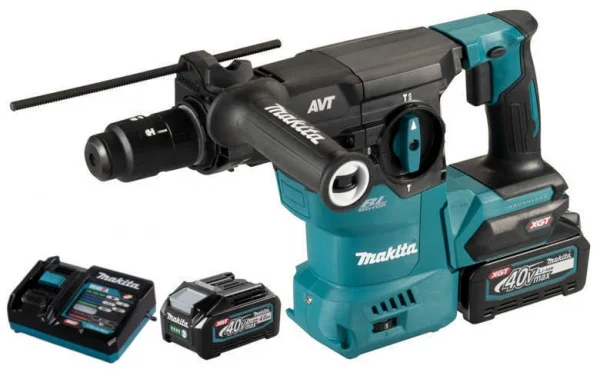 Makita hr009gm202 tassellatore xgt sds-plus 40 v con due batterie - dettaglio 3