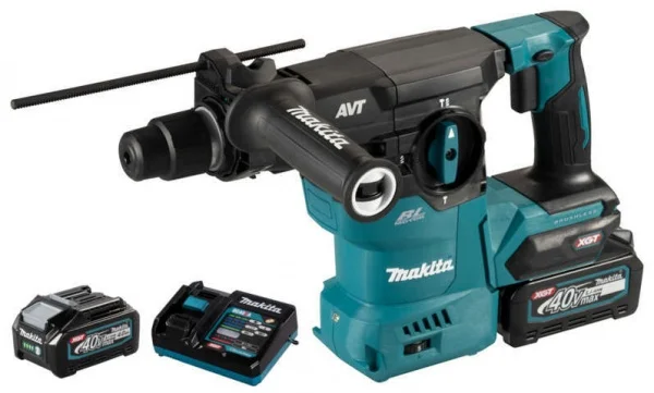 Makita hr008gm202 tassellatore xgt sds-plus 40 v con due batterie - dettaglio 3