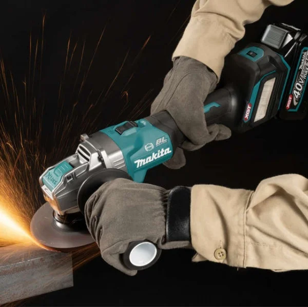 Makita ga041gm201 smerigliatrice angolare 125 mm 40 v con due batterie - dettaglio 2