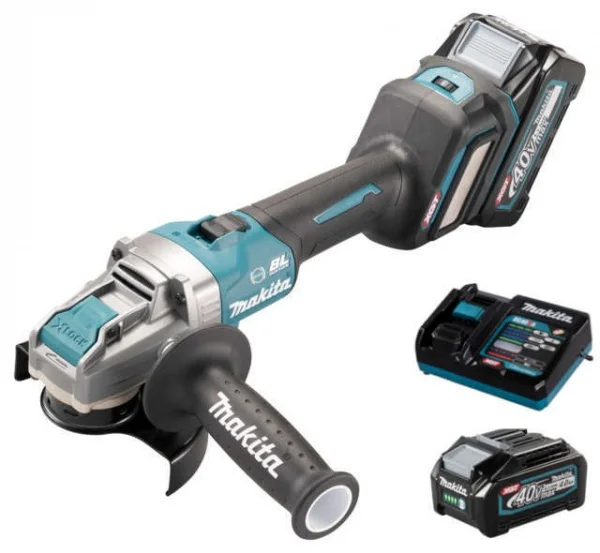 Makita ga041gm201 smerigliatrice angolare 125 mm 40 v con due batterie - dettaglio 3