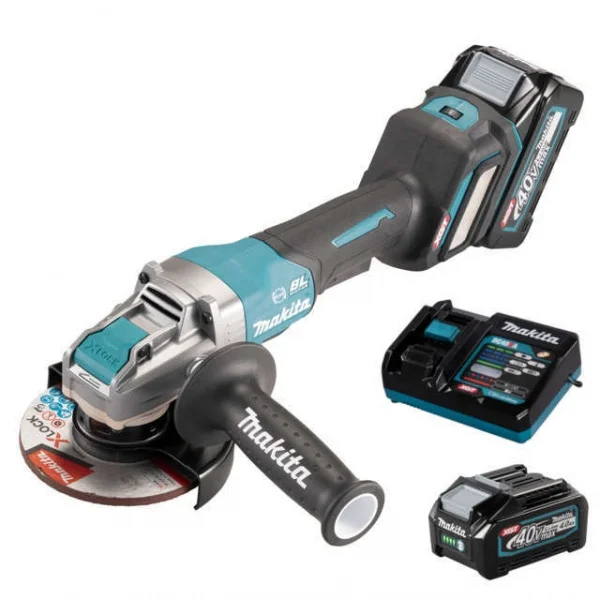 Makita ga044gm201 smerigliatrice angolare 125 mm 40 v con due batterie - dettaglio 3