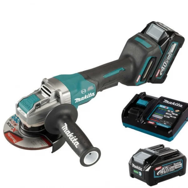Makita ga047gm201 smerigliatrice angolare 125 mm 40 v con due batterie - dettaglio 4