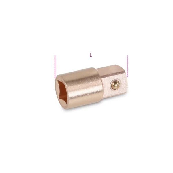 Beta 911ba/16 raccordo quadro femmina 3/8" e maschio 1/2" antiscintilla 009110836 - dettaglio 2