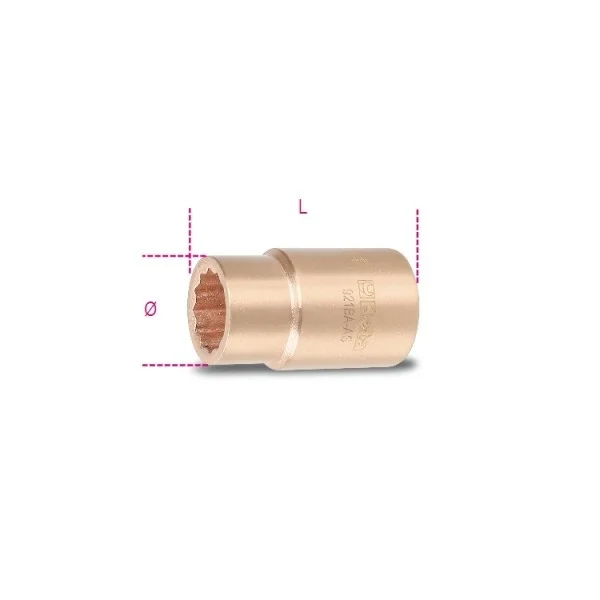 Beta 921BA-AS Chiave a bussola poligonale antiscintilla 1/2" - 921BA-AS