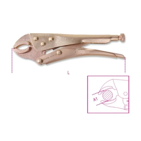 Beta 1052ba pinze regolabili autobloccanti antiscintilla concave 010520824 - dettaglio 2