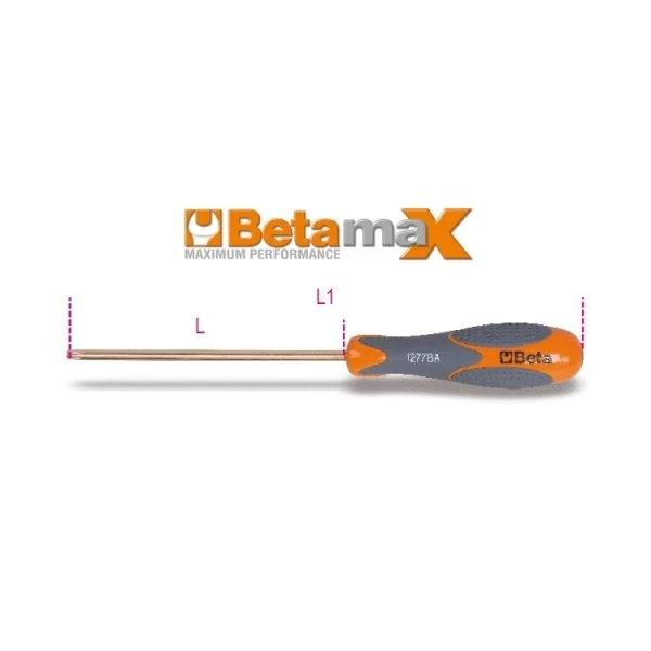 Beta 1277ba cacciavite antiscintilla con impronta torx 1277ba - dettaglio 1