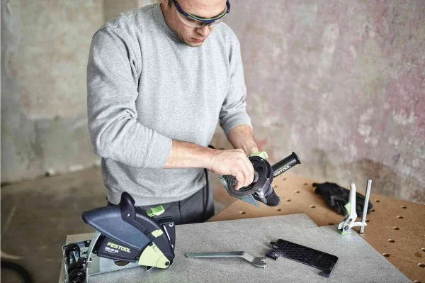 Festool dsc-ag 125-plus-fs sistema di taglio al diamante 125 mm con binario 576549 - dettaglio 8
