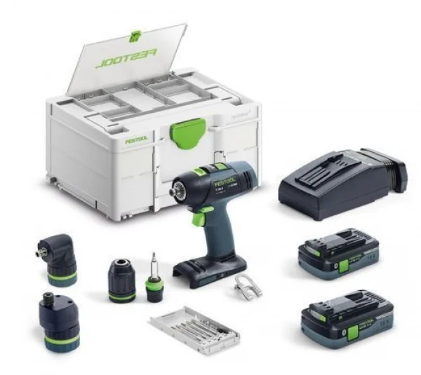 Festool t 18+3 hpc 4,0 i-set trapano avvitatore a batteria 18 v - dettaglio 1