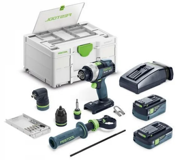 Festool tdc 18/4 5,0/4,0 i-set trapano avvitatore a batteria 18 v - dettaglio 1