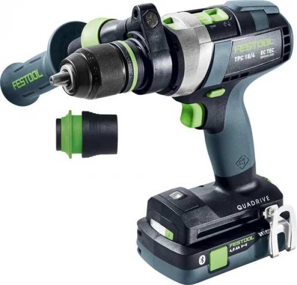 Festool tpc 18/4 5,0/4,0 i-plus trapano a percussione a batteria 18 v - dettaglio 2