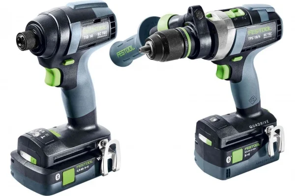 Festool Set di avvitatori a batteria 18 V TID 18 5,0/4,0-Set TPC 18/4 - 577654