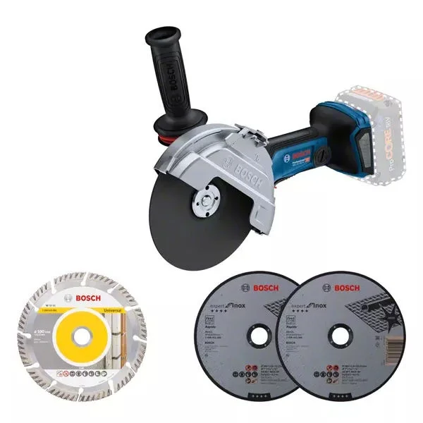 Bosch gws 18v-180 pc professional smerigliatrice angolare 180 mm biturbo 18 v senza batteria 06019h6e01 - dettaglio 1