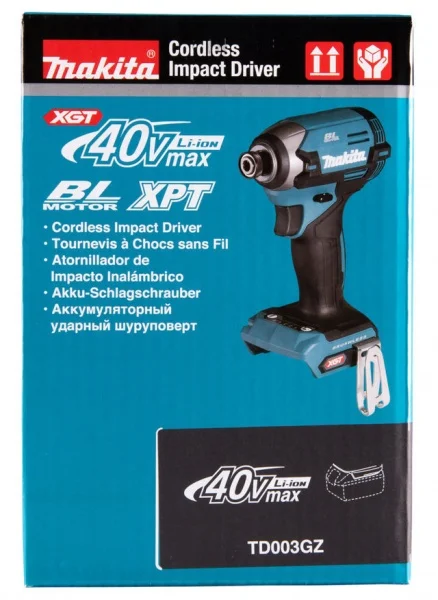 Makita td003gz avvitatore ad impulsi brushless xgt 40 v senza batteria td003gz - dettaglio 8