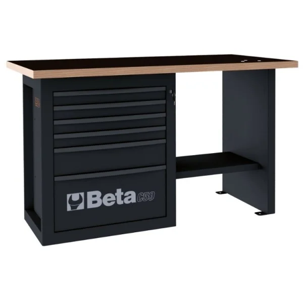 Beta c59c banco da lavoro endurance corto con cassettiera - dettaglio 3