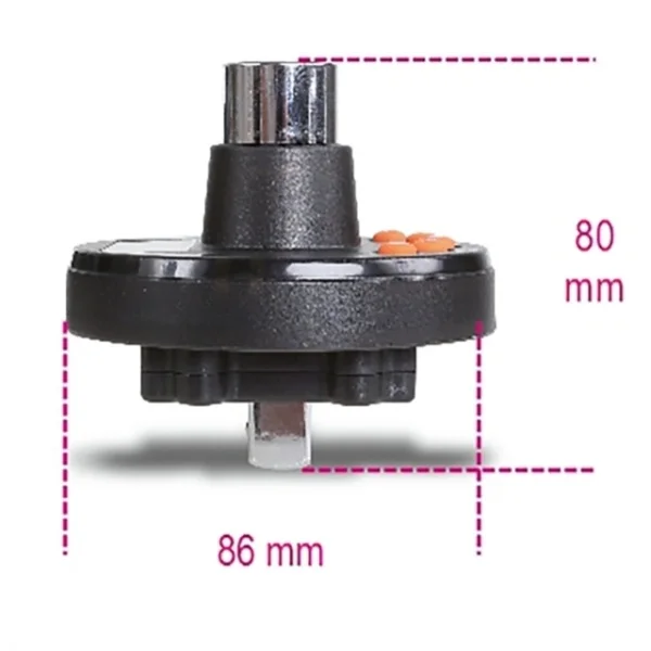 Beta 601ca goniometro digitale 1/2" per serraggi coppia ed angolo - dettaglio 3