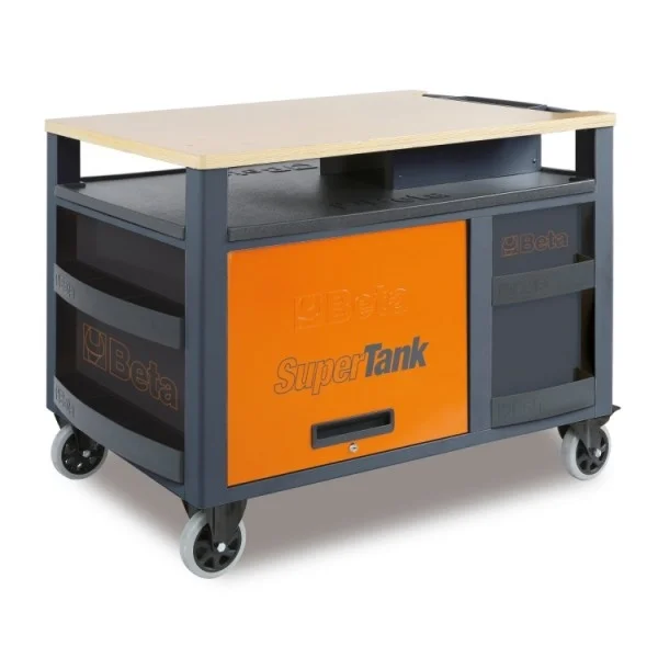 Beta rsc28 carrello supertank con piano in legno e 10 cassetti - dettaglio 2