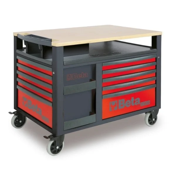 Beta rsc28 carrello supertank con piano in legno e 10 cassetti - dettaglio 3