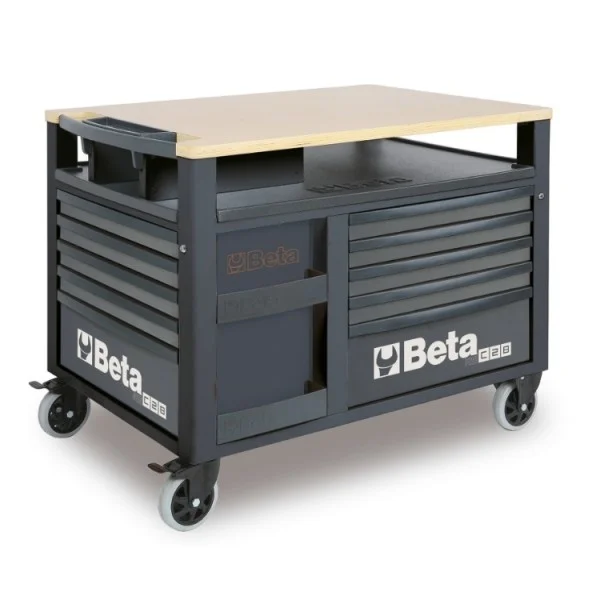 Beta rsc28 carrello supertank con piano in legno e 10 cassetti - dettaglio 4
