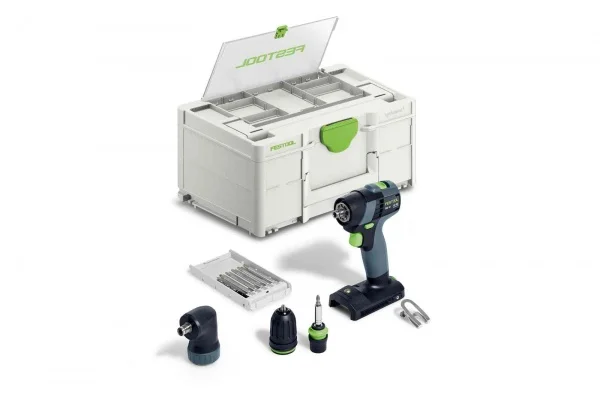 Festool txs 18-basic-set trapano avvitatore 18 v brushless senza batteria con accessori 577335 - dettaglio 1