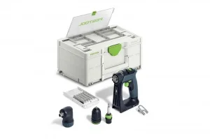 Festool cxs 18-basic-set trapano avvitatore 18 v brushless senza batteria con accessori 577333 - dettaglio 1