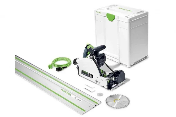 Festool TSV 60 KEBQ-Plus-FS Sega ad affondamento con incisore 1500 W con binario - 577743