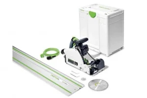 Festool TSV 60 KEBQ-Plus-FS Sega ad affondamento con incisore 1500 W con binario - 577743